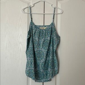 Faded Glory Multicolor Paisley Tank Top